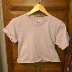 Light Lavender Cropped T-shirt